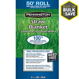 Seed Blankets At Lowes Pennington 50 Ftx 4 Ft Straw Erosion Blanket