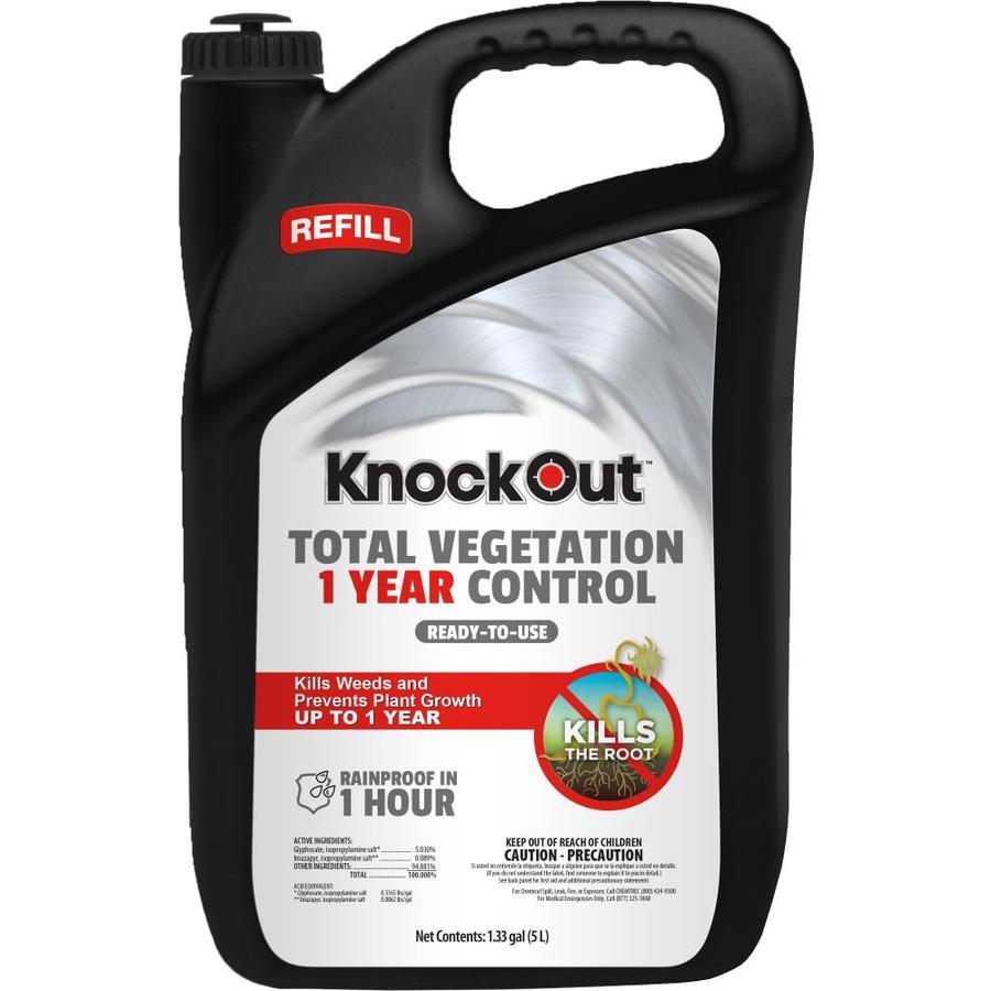 Knock Out 1.33Gallon Concentrated Weed and Grass Killer in the Weed