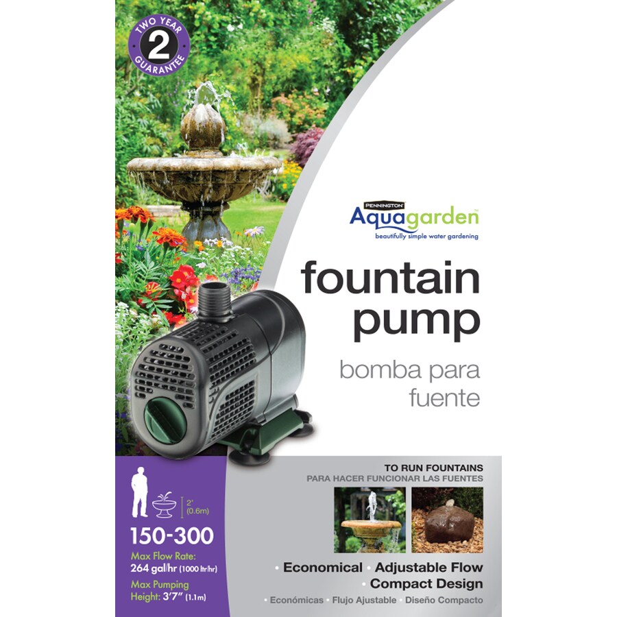 Pennington 264GPH Submersible Fountain Pump at