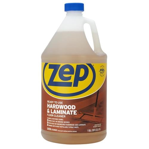 Zep Hardwood And Laminate 128 Fl Oz Pour Bottle Liquid Floor