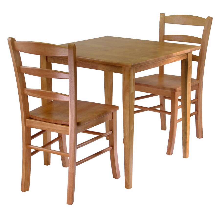 Winsome Wood Groveland Light Oak Dining Set With Square Table Winsome Wood Groveland Light Oak Dining Set With Square Table