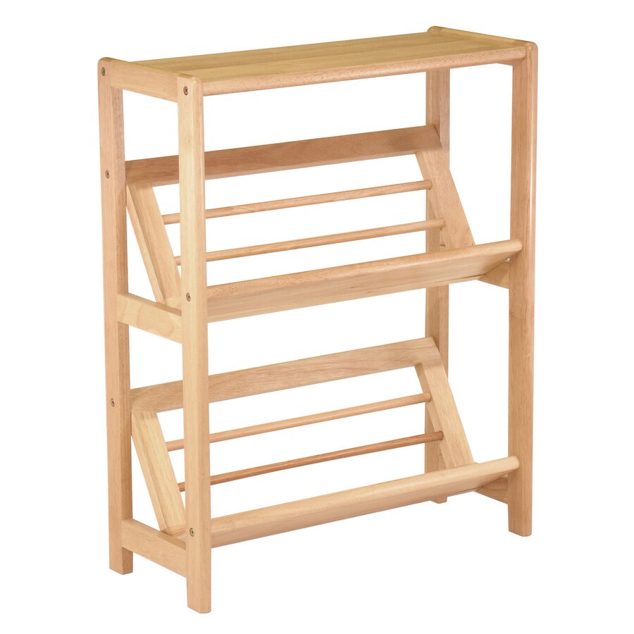 Winsome Wood Juliet Natural Wood 2 Shelf Bookcase At Lowes Com