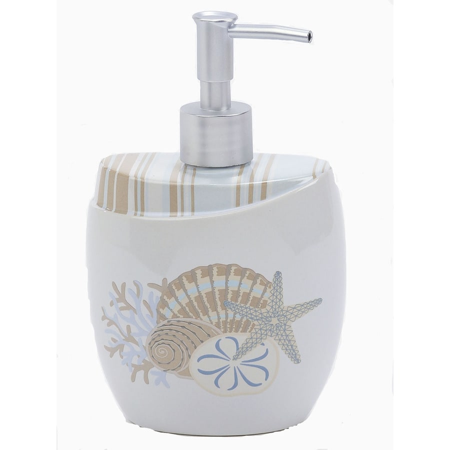 Avanti By The Sea White Soap and Lotion Dispenser at Lowes.com