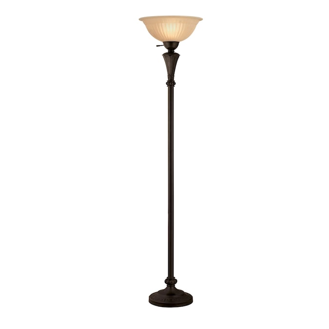 Portfolio 70.75-in 3-Way Switch Bronze Torchiere Indoor Floor Lamp with ...