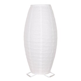 Style Selections Erskin 17.7-in White Desk Lamp with Paper Shade