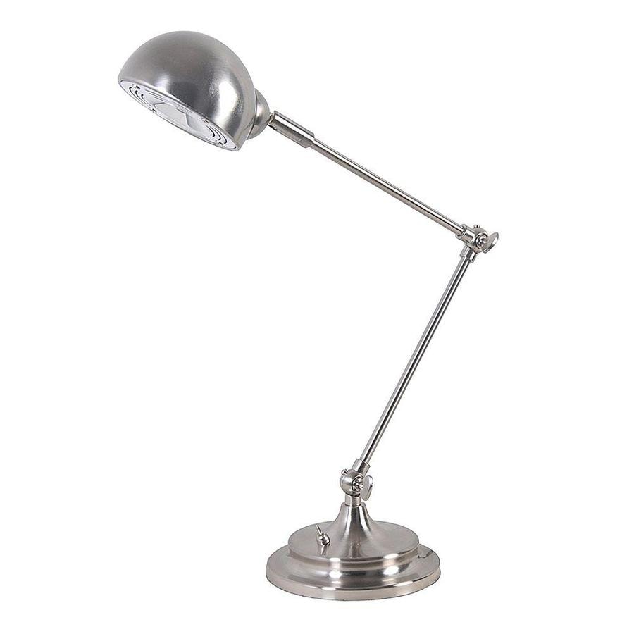 Tensor 20 In Adjustable Brushed Nickel Led Swing Arm Desk Lamp