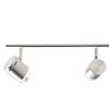 Style Selections Leyden 4-Light 29.76-in Brushed Nickel Dimmable LED ...