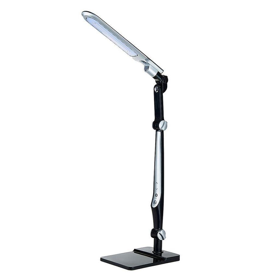 Tensor 22.1-in Adjustable Black LED Touch Swing-arm Desk Lamp with ...