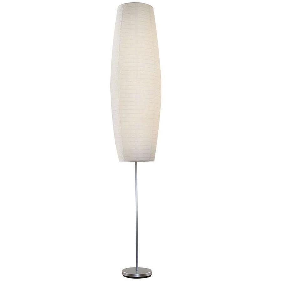 Style Selections T20 Erskin Led 70 In White 2lt Rice Paper Floor Style Selections T20 Erskin Led 70 In White 2lt Rice Paper Floor Lamp