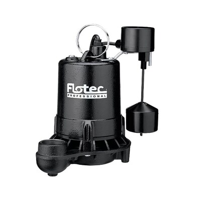 Flotec 0 75 Hp Cast Iron Submersible Sump Pump At Lowes Com