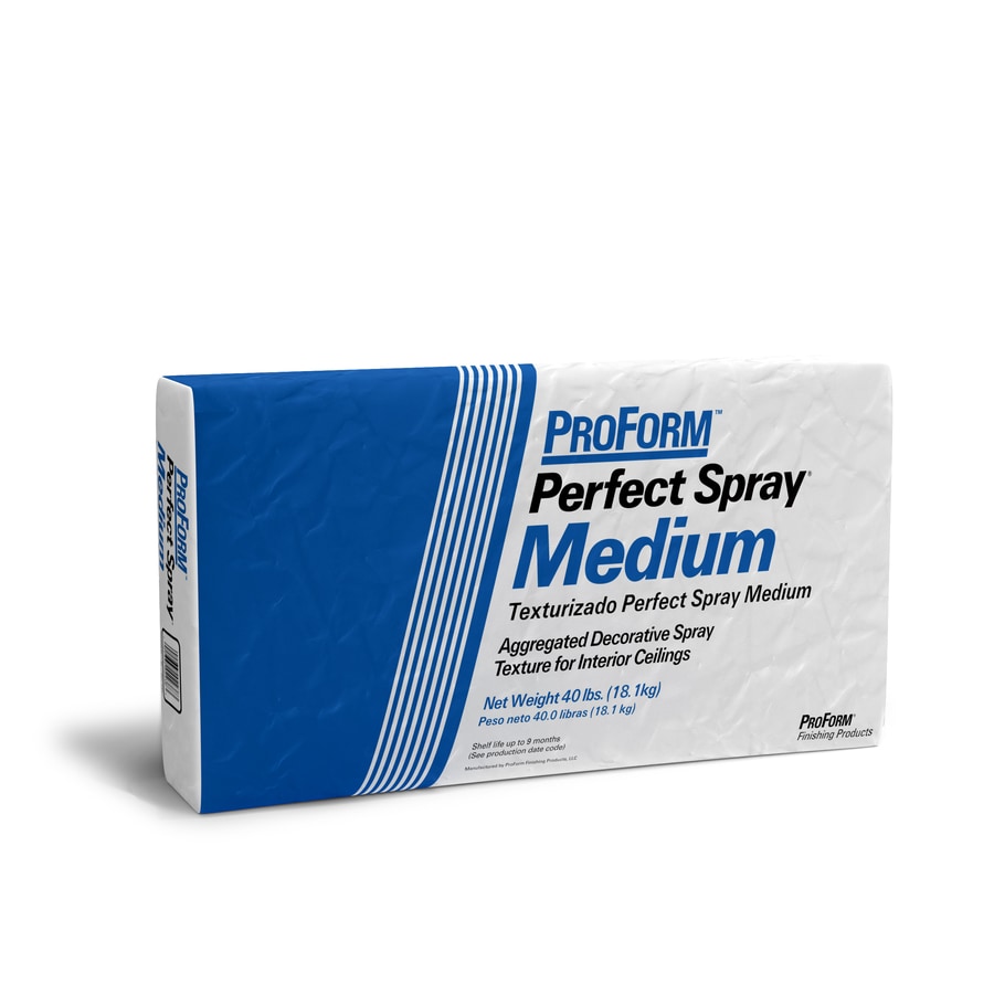 Proform Perfect Spray 40 Lb White Popcorn Ceiling Texture At Lowes Com