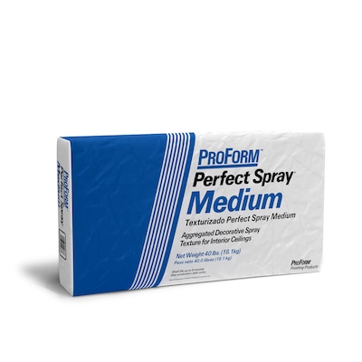Proform Perfect Spray 40 Lb White Popcorn Ceiling Texture At Lowes Com