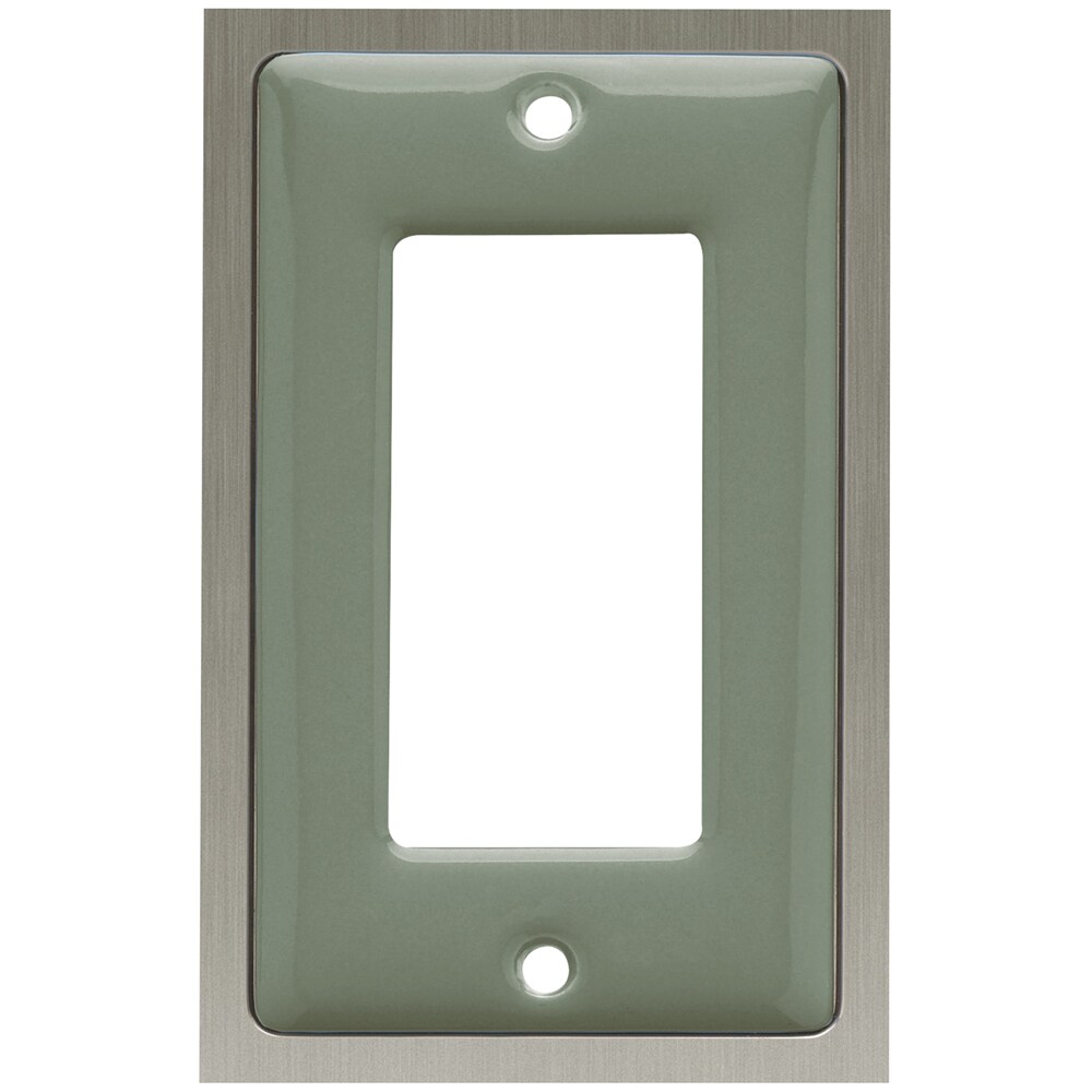 betsyfieldsdesign NR SGL GFCI-ROCKER/SAGE CERAM 639 at Lowes.com