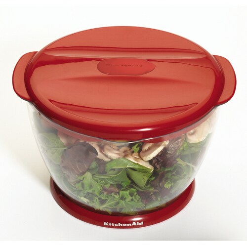 KitchenAid Red Salad and Fruit Spinner in the Kitchen Tools department