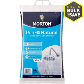 Morton® Pure and Natural® Water Softener Salt Crystals, 40 lb. Bag