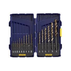 IRWIN 15-Piece Twist Drill Bit Set