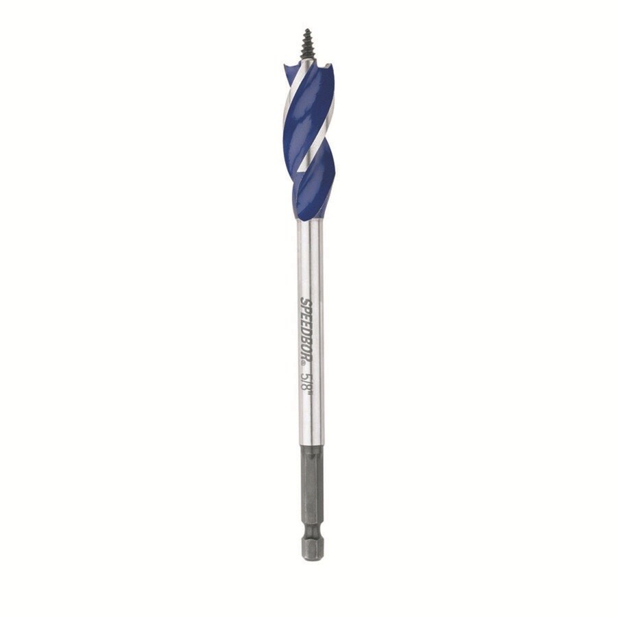 IRWIN SPEEDBOR 5/8in Woodboring Triflute Drill Bit in the Woodboring
