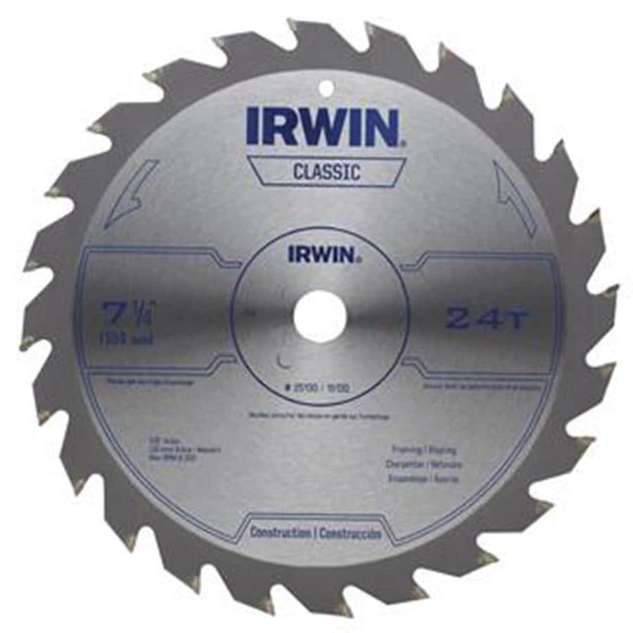 IRWIN Classic Classic 7-1/4-in 24-Tooth Carbide Circular Saw Blade at ...