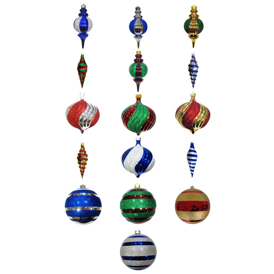 shop holiday living multiple colored ornament at lowes com shop holiday living multiple colored ornament at lowes com