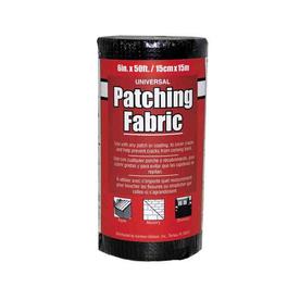 Universal Patching Fabric, Black, 6-In. x 50-Ft.