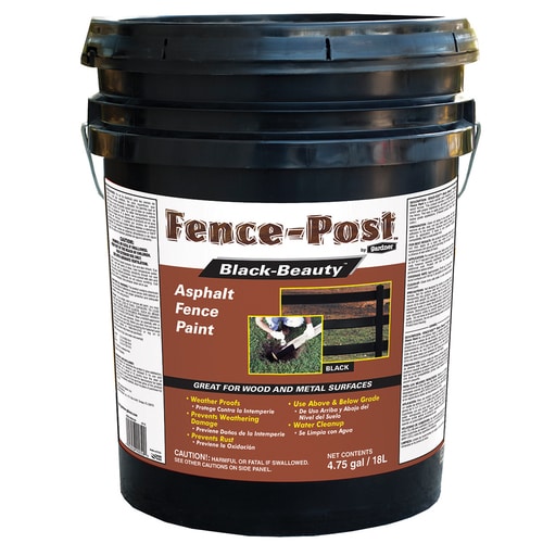 Gardner FencePost Black Solid Exterior Stain and Sealer (Actual Net