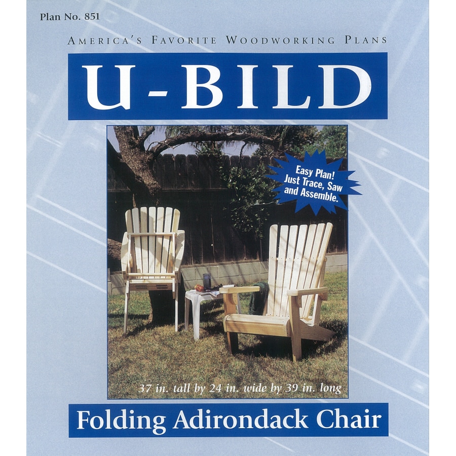 U Bild Folding Adirondack Chair Carpentry And Woodcraft Book At