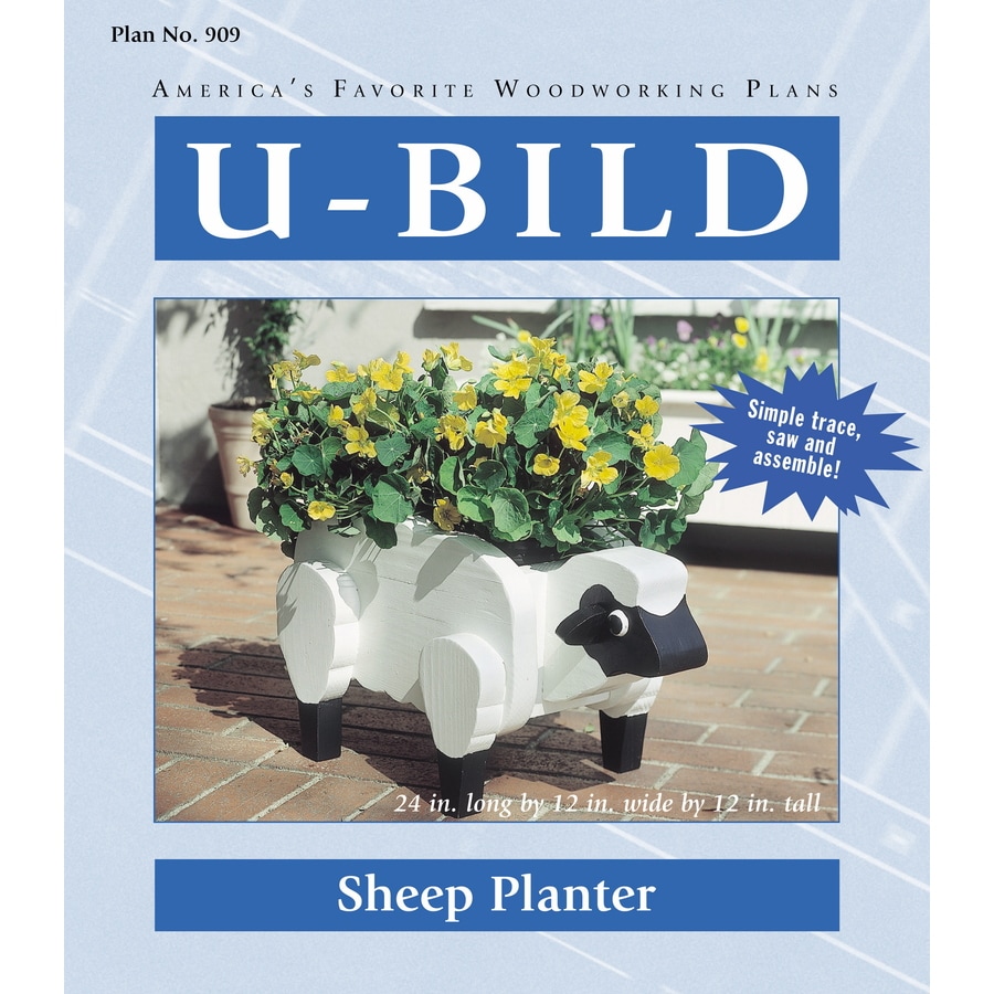 U-Bild Sheep Planter Carpentry and Woodcraft Book