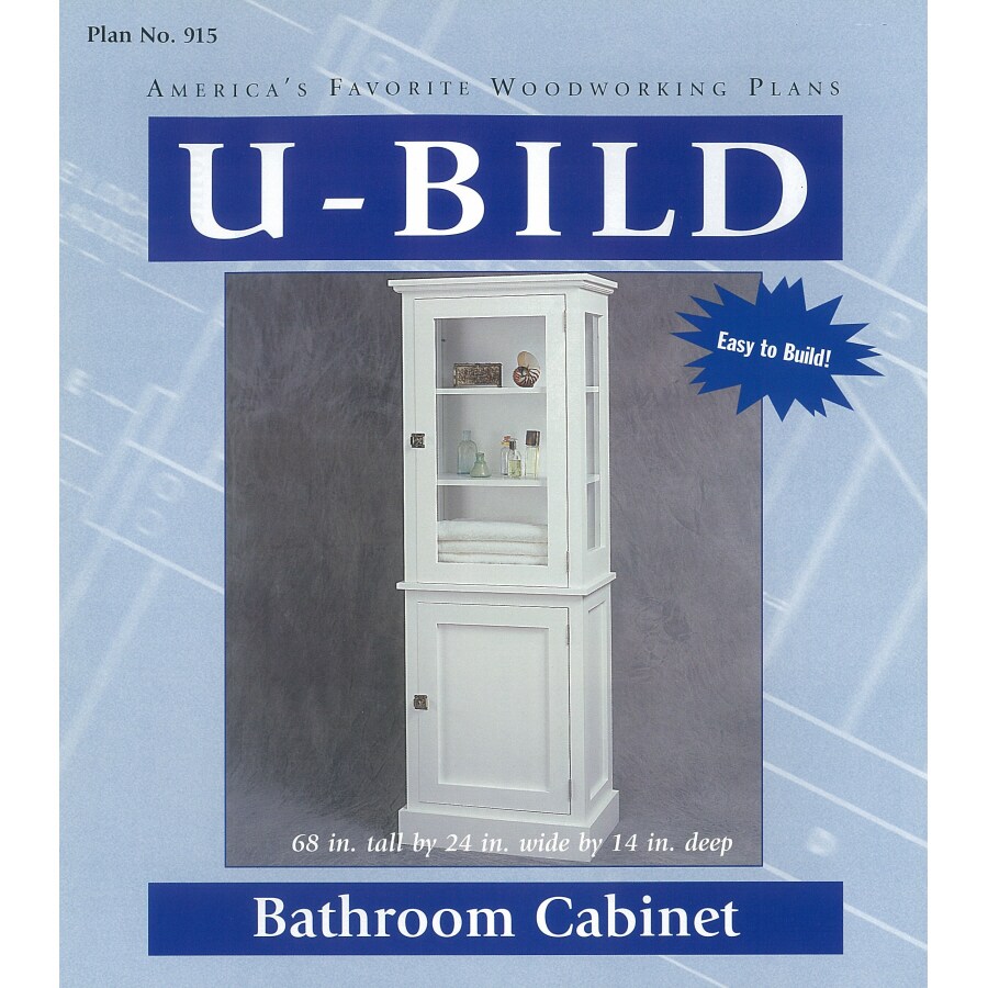 Shop U-Bild Bathroom Cabinet Woodworking Plan at Lowes.com