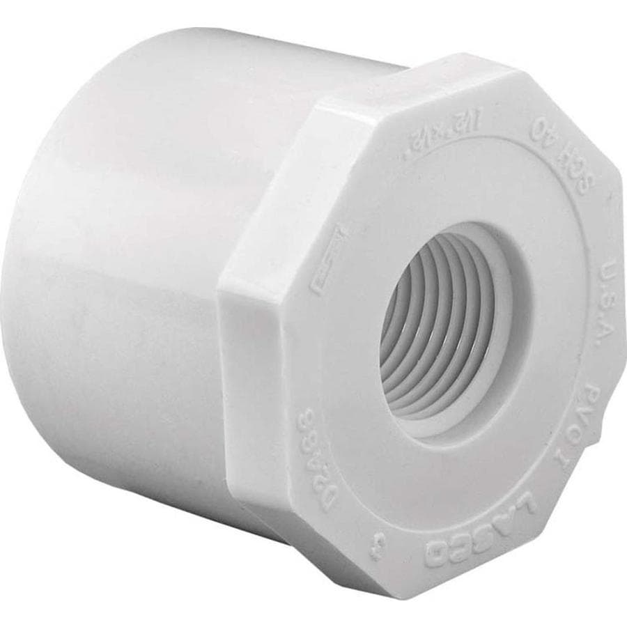 Shop Lasco 1 In X 1 2 In Pvc Sch 40 Bushing At