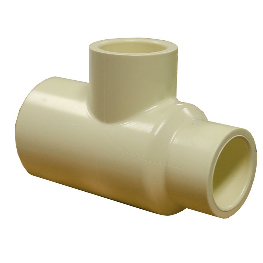 LASCO 3/4in x 1/2in x 3/4in Dia Tee CPVC Fitting at