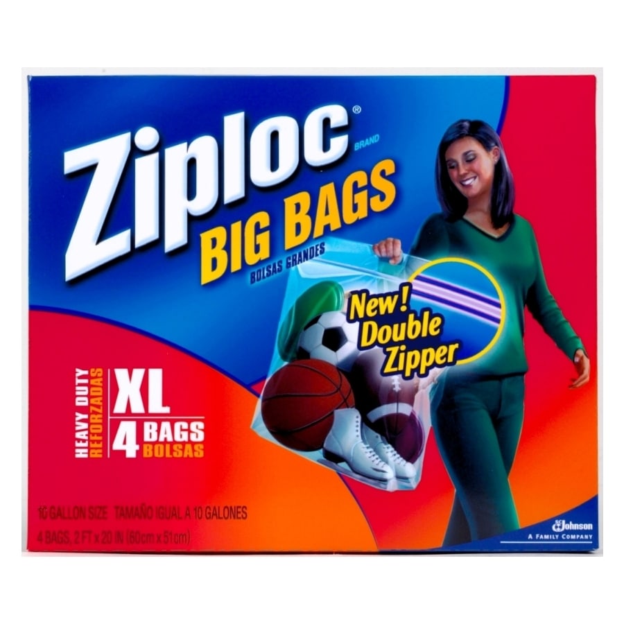 Ziploc ZIPLOC 4-CT 10-GALLON XL BIG BAGS at