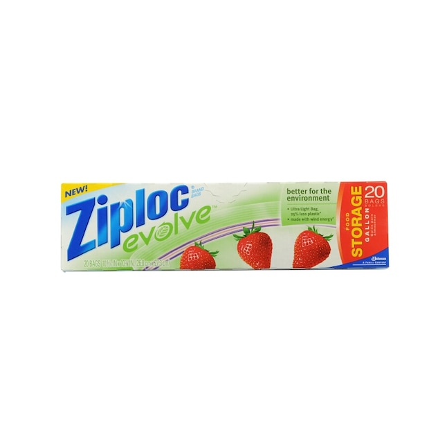 Ziploc 20-Count 1-Gallon Storage Bags at