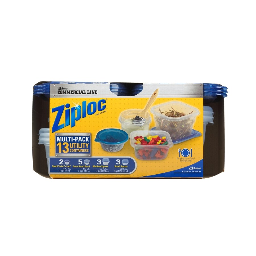 Ziploc Containers Square Small with Lids 20 oz