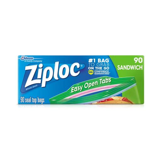 Ziploc 90Count 90quart Plastic Storagebag in the Plastic Storage
