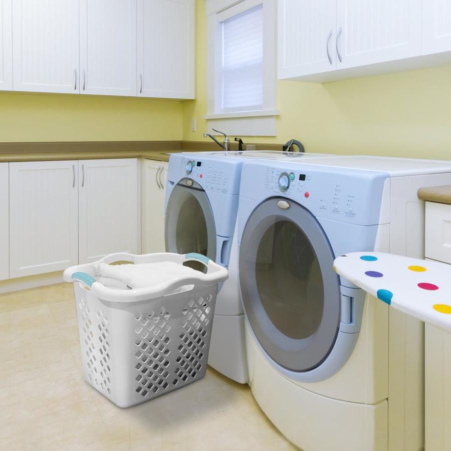 Home Logic 2-bushel Plastic Laundry Basket at Lowes.com