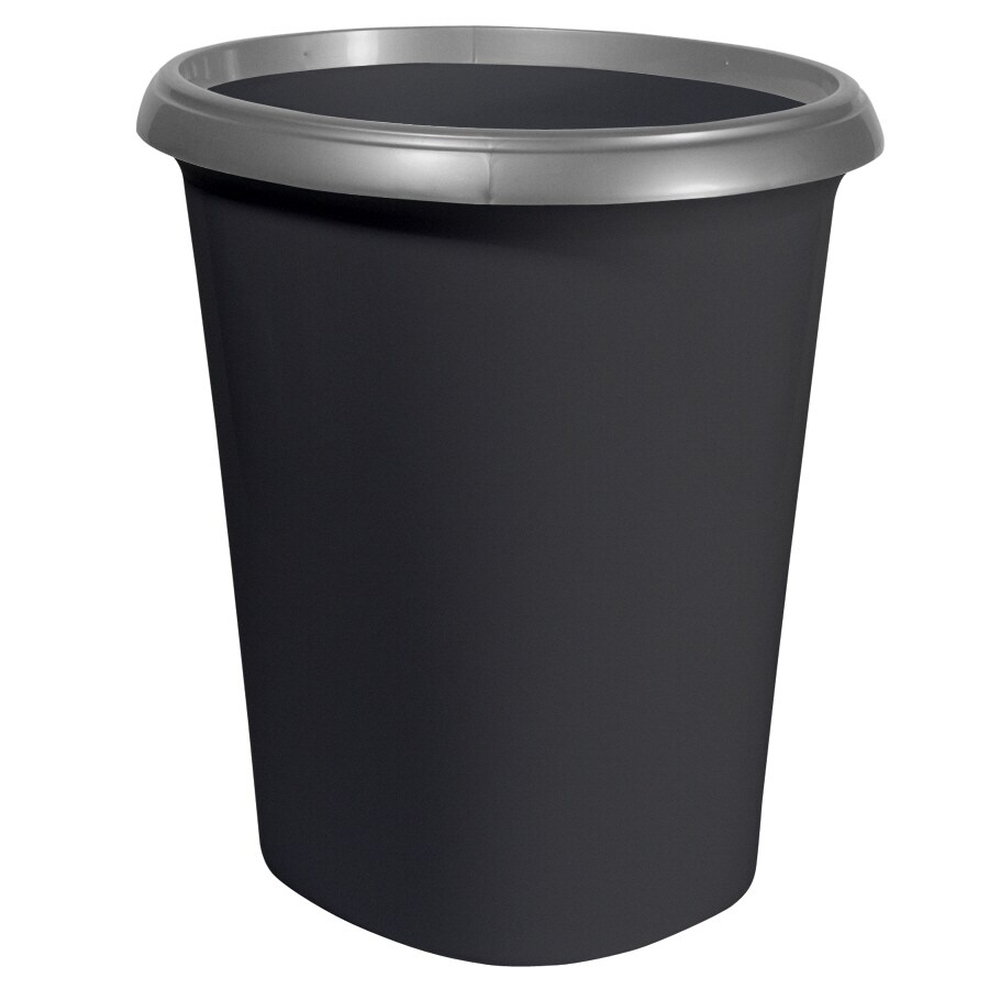 Hefty Black Wastebasket at Lowes.com