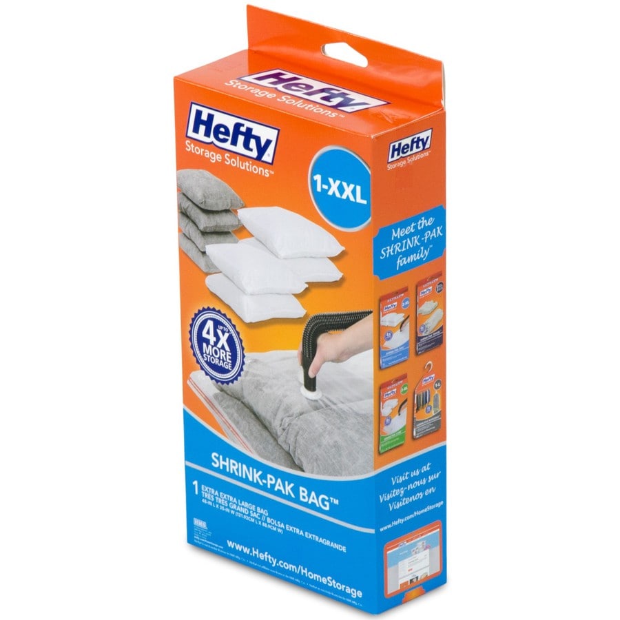 Hefty 6-Count Vacuum Seal Storage Bags in the Plastic Storage Bags  department at