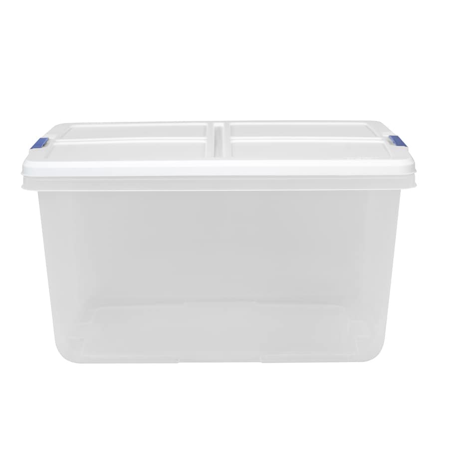 fabric bin with lid