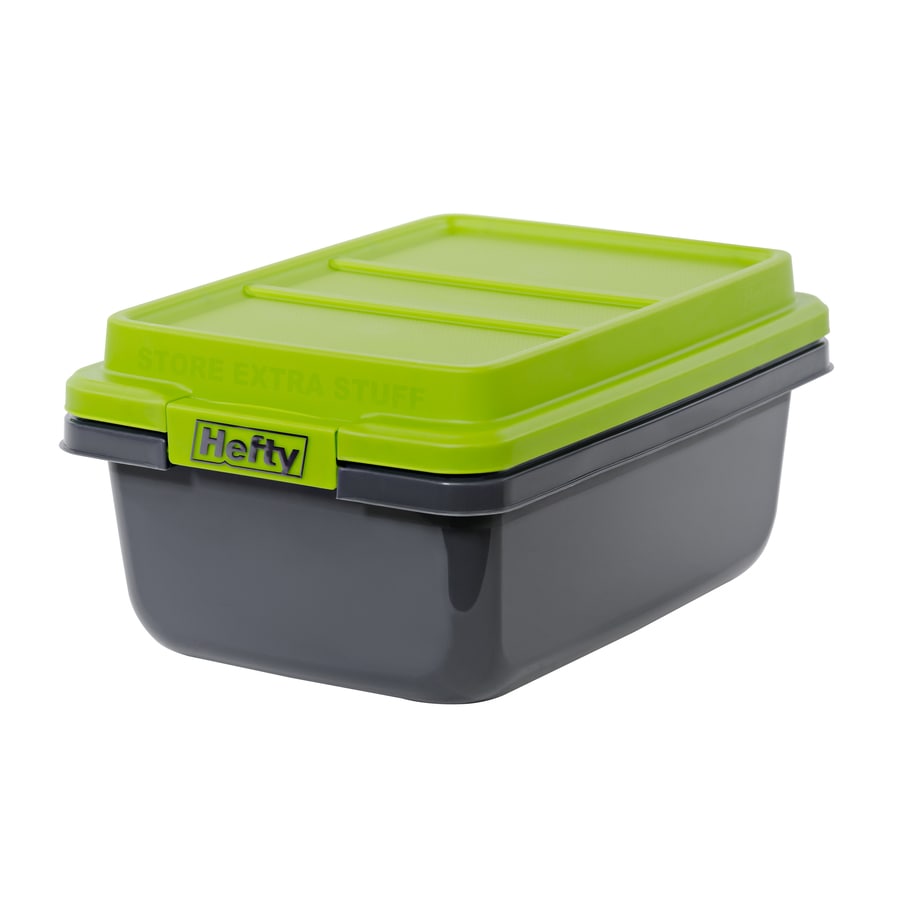 Shop Hefty 18-Quart Tote with Latching Lid at Lowes.com