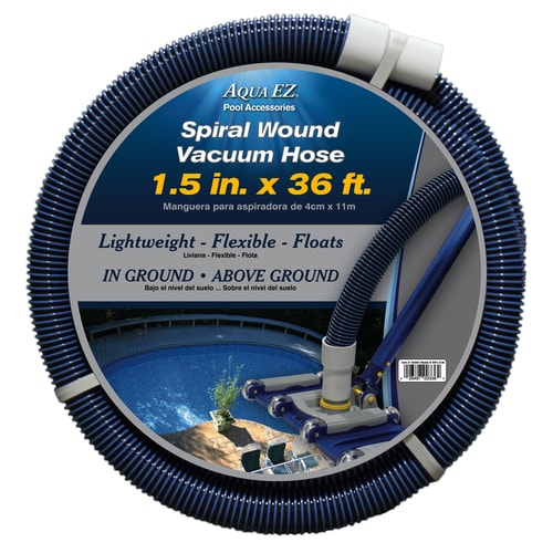 Aqua EZ 1.5in x 36ft Vacuum Hose in the Pool Hoses department at