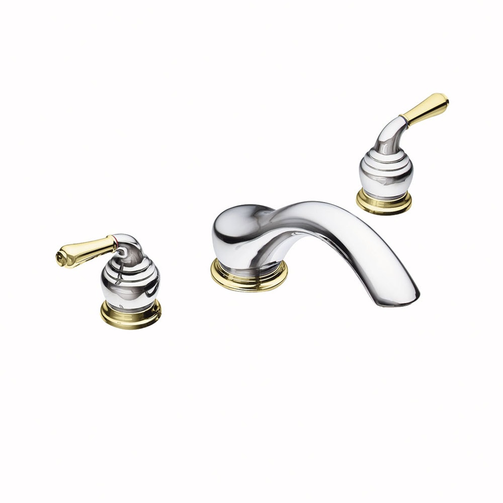 moen-chrome-with-polished-brass-2-handle-roman-tub-faucet-at-lowes