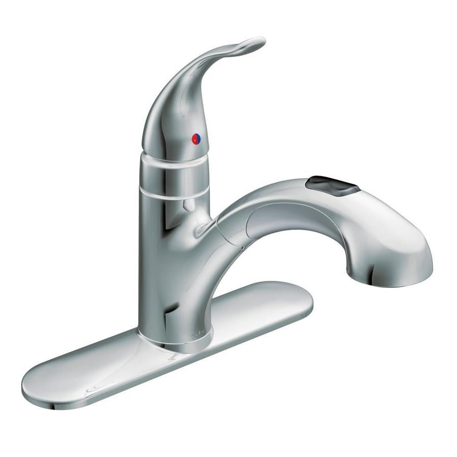 Moen Integra Chrome 1 Handle Deck Mount Pull Out Commercial