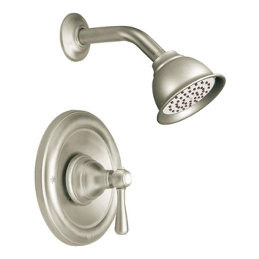 Moen Kingsley Brushed Nickel 1 Handle Shower Faucet At Lowes Com