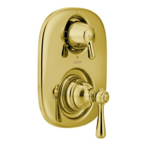 Moen Polished Brass Lever Shower Handle at