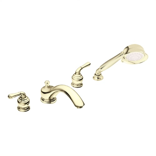 Moen Monticello Polished Brass 2Handle Adjustable Deck Mount Tub