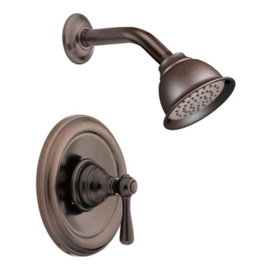 Moen Kingsley Oil Rubbed Bronze 1 Handle Shower Faucet At Lowes Com