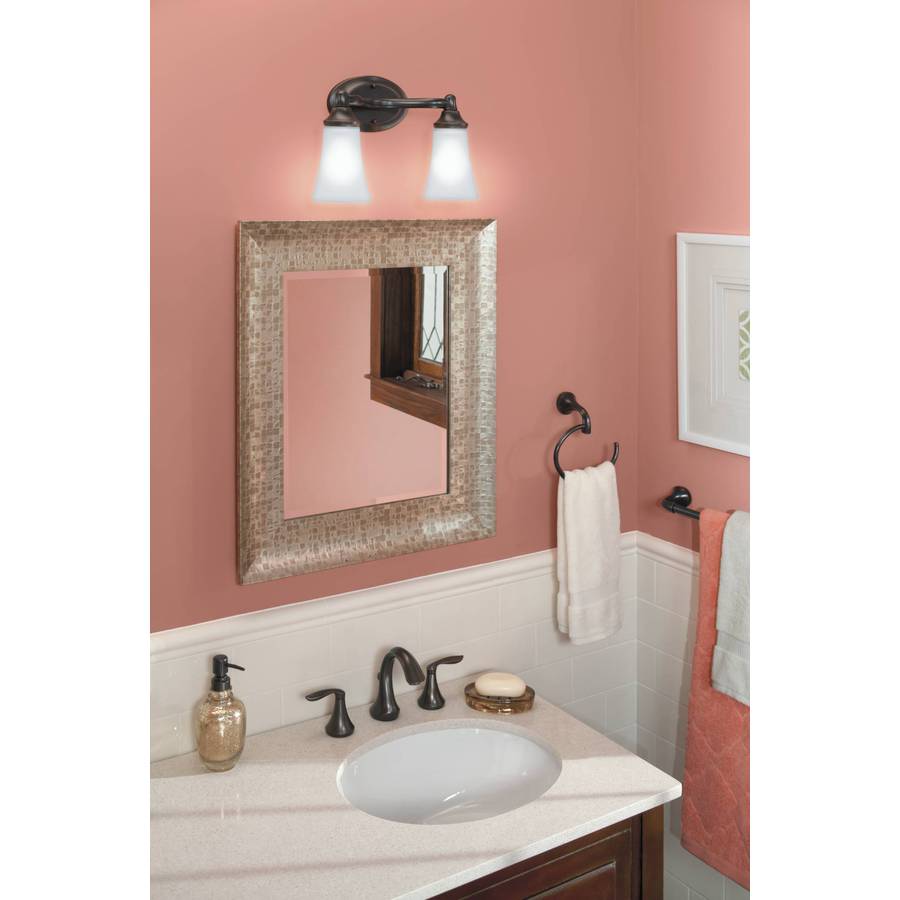 Moen Eva OilRubbed Bronze 2handle Widespread WaterSense Higharc