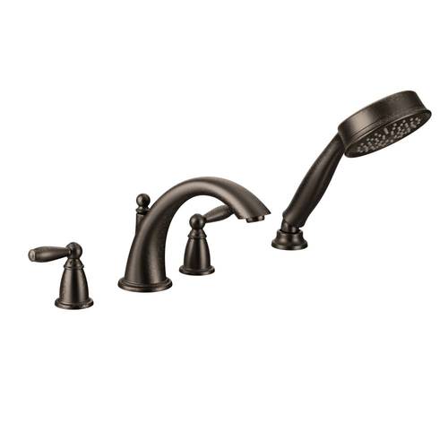 Moen Brantford OilRubbed Bronze 2Handle Bathtub and Shower Faucet at