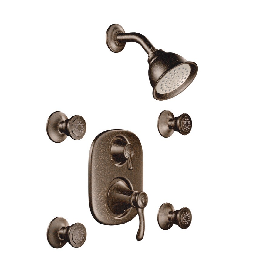 Moen OilRubbed Bronze Vestige Moentrol Vertical Spa Trim Kit at