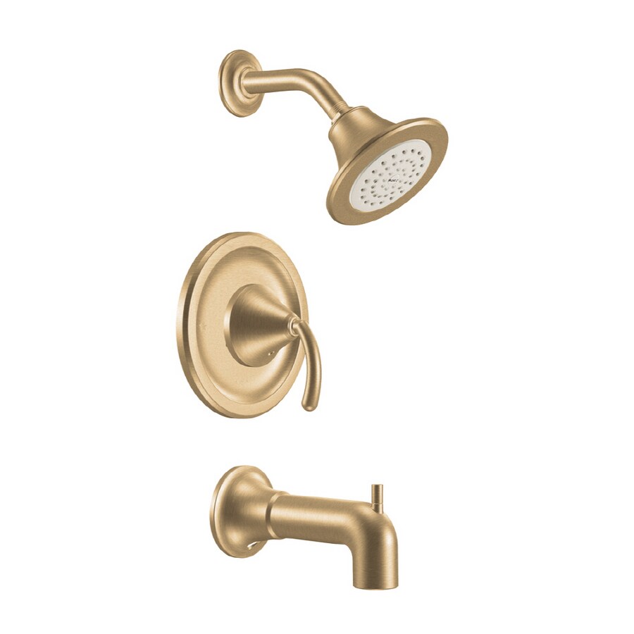 Moen Brushed Bronze Icon Posi Temp Tub And Shower Trim Kit At Lowes Com   026508167182 